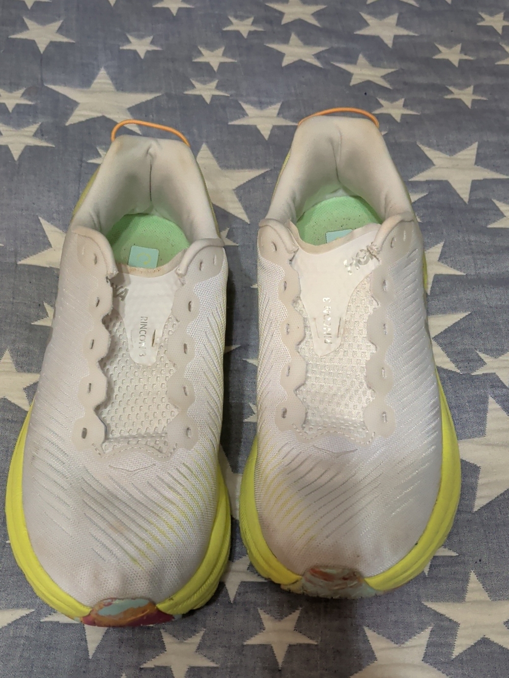 Hoka Women’s White Running Shoes Rincon 3 7B Great Shape